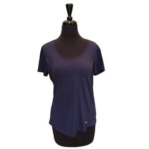 Under Armour Run / Streaker Tee 1271517 Navy Sz M EUC